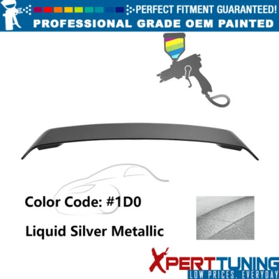 Fits 09-13 Toyota Corolla Rear Trunk Spoiler W/LED Light ABS Painted #1D0 Silver Foto 1 de 4