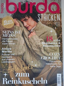 BURDA Stricken 04/2024: 45 Modelle; Seins ist meins, Herren Modelle, die F# 7013 - Bild 1 von 14