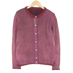 Jacob Cohen Maglione Lana Rivestito Cardigan J2046 Donna Ed2 TAGLIA S - Foto 1 di 8