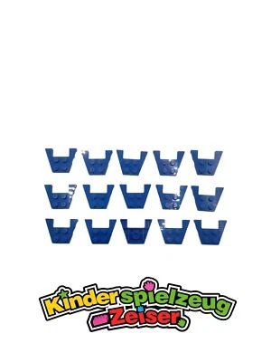 LEGO 15 x Flügelplatte Keil blau Blue Wedge Plate 3x4 with Stud Notches 48183 - Bild 1 von 3