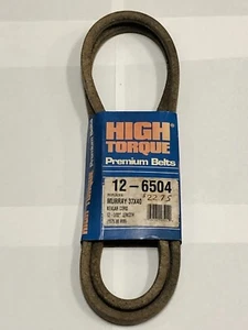 HIGH TORQUE PART# 12-6504, V-BELT REPLACES MURRAY (62-3/32 INCHES X 1/2 INCH) - Picture 1 of 4
