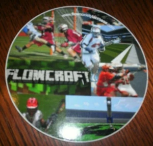 Flow Society Lacrosse Stickers Decals sticks sports Game College Club Team Skate - Bild 1 von 1