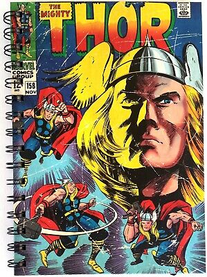 The Mighty Thor - Retro Marvel Comics A5 Spiral Notebook! Officially Licensed • 15$