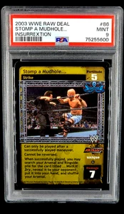 2003 WWF Raw Deal Insurrextion Stone Cold Steve Austin PSA 9 POP 1 *None Higher* - Picture 1 of 11