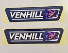 2 x Venhill Motorcycle Car Van stickers decals  Size 136mm x 34mm