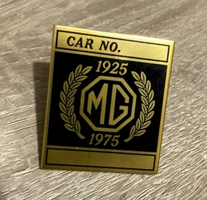 JUBILEE MG 1975 MGB GT DASH PLAQUE - Picture 1 of 3