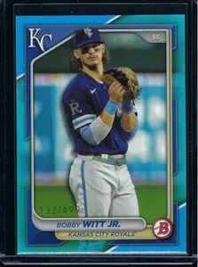 2024 Bowman #59 Sky Blue /499 Bobby Witt Jr. - Picture 1 of 2