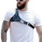 Fashion Nightclub Adjust Shirt Sleeve Holder Armband Adult PU Leather Bracelet