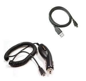 Car Charger+5ft USB Cord Cable for Samsung Galaxy Tab E 9.6 SM-T560NU Tablet