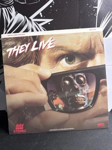 They Live Laserdisc Rare John Carpenter Roddy Piper US Release 1988 - Picture 1 of 4