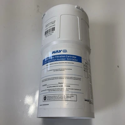 Ecolab Kay Kay-TO10 Water Filtration Cartridge 92213684-01