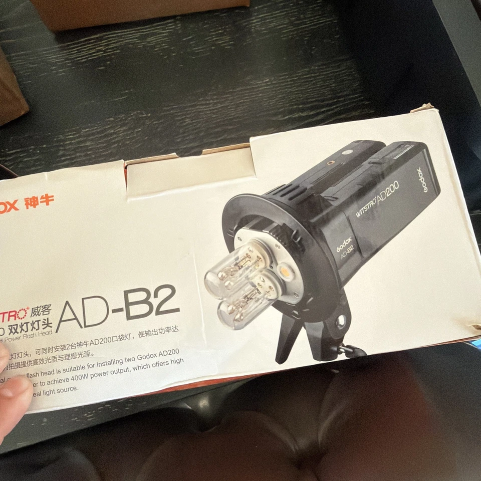 US Godox AD-B2 400W Head Studio Camera Flash Speelite Holder Mount For AD200 - Image 1 of 1