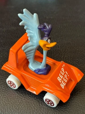 老式 1988 年 ERTL Road Runner 压铸汽车蜂鸣音! Looney Tunes 华纳兄弟 — 第 1/4 张图片