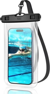 YOSH Waterproof Phone Pouch [Borderless Design], IPX8 Waterproof Phone Case for  - Picture 1 of 6