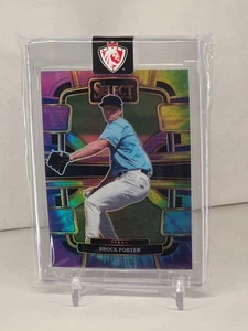 Brock Porter 2024 Panini Select - TIE-DYE PRIZM /25 - CONCOURSE - Texas Rangers - Picture 1 of 2