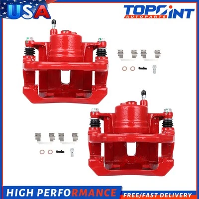 For 2003-2008 Toyota For Corolla Pontiac Vibe Set of 2 Front Brake Calipers - Image 1 of 4