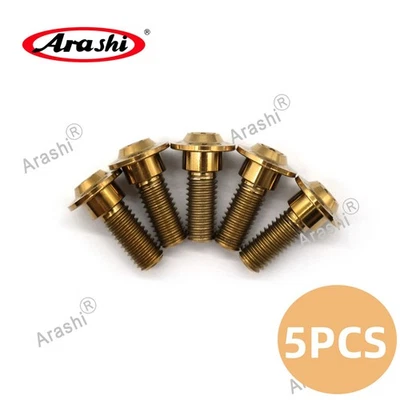 5PCS Rear Brake Rotor M8 Mounting Bolts Fit Suzuki SV1000 SV1000S 2003-2007 2004 - Image 1 of 4