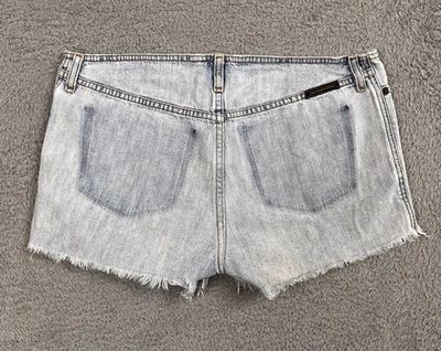 De Colección Abercrombie Fitch Micro Pantalones Cortos Etiqueta Talla 6 32" Cintura Botón Mosca No Bk Pkts Y2K Foto 1 de 4