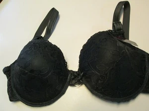 Lace Underwire Bra by Queen, Size 40DD, Black or Purple, NWT - Picture 1 of 6