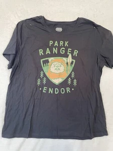 Star Wars Endor Park Ranger Black T-Shirt NEW OFFICIAL Size: 2x - Picture 1 of 3