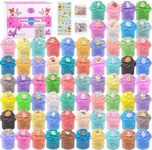 68 Pack Mini Butter Slime Kit, Scented Christmas Party Favor Gifts,... - Picture 1 of 6
