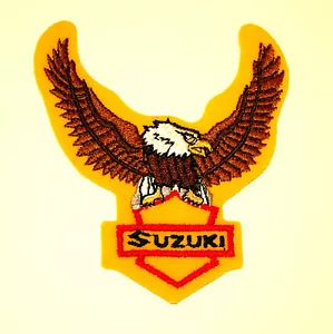 Parche de Chaqueta de Motocicleta Suzuki Eagle De Colección Nueva De Edición Años 70 - Imagen 1 de 2