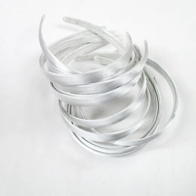 Perial Co 12 PCS Satin Headband 10 Colors! For DIY Accessories Arts Crafts1.5cm - Image 1 of 4