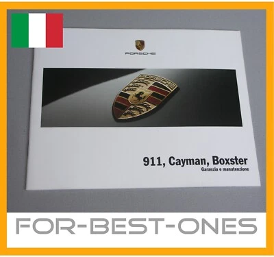 Italiano Porsche 911 997 987 Garanzia e Manutenzione supp. manuale Serviceheft  - Immagine 1 di 4