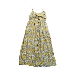 Mimi Chica Yellow Floral Sleeveless Dress Size M - Great Condition! - Picture 1 of 10