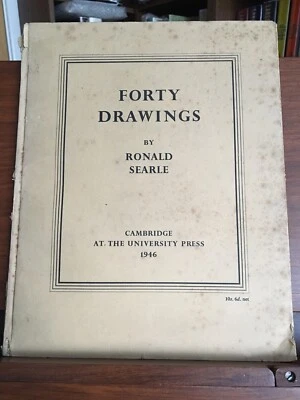 Forty Drawings, Ronald Searle, Cambridge At The University Press, 1946, First - image 1 of 4