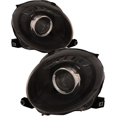 Headlight Pair Fits 12-19 FIAT 500 CAPA Certified Left Right Halogen Headlamp - Image 1 of 4