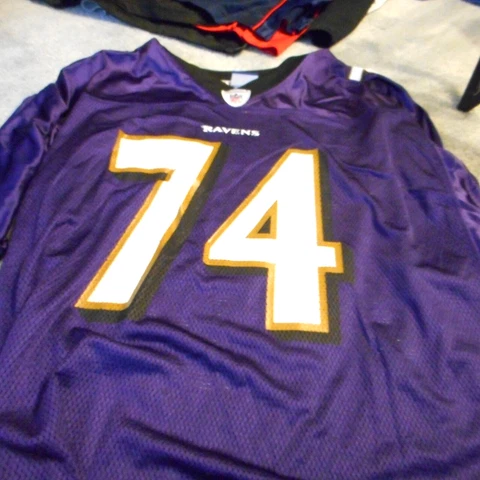 Michael Oher #74 Baltimore Ravens Jersey XL Reebok Team Apparel NFL Players Cover