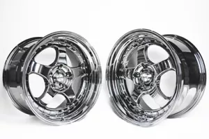 4X18 Zoll 5X120 Hart Felgen HR99 Dark Chrome Felgen passend für BMW E39 E38 E60 E60 - Bild 1 von 20