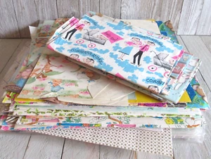 Vintage Posten Geschenkpapier Geschenkpapier alle Anlässe verschiedene Größen & Sorten Basteln - Bild 1 von 12