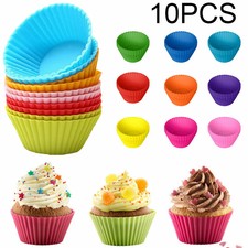 Set da 10 stampi per muffin in silicone cupcake stampi per forno stampi per muffin cucina stampi per forno