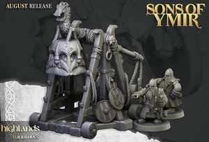 Dwarf Catapult - Highland Miniatures 28mm - Picture 1 of 2