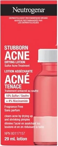 Neutrogena Stubborn Acne Drying Lotion Pimple Spot Treatment 29mL FAST SHIP - Picture 1 of 3