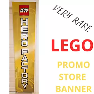 LEGO HERO Factory BIONICLE Store Banner 2009 / Display Original Flag / 78"x18" - Picture 1 of 9