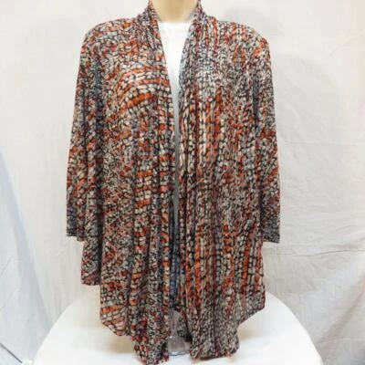Ruby Rd Sheer  Jacket with 3/4 sleeves  Size M - Image 1 of 3