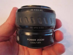 MINOLTA AF 35 - 80mm POWER ZOOM CAMERA LENS - TUB C - Picture 1 of 4