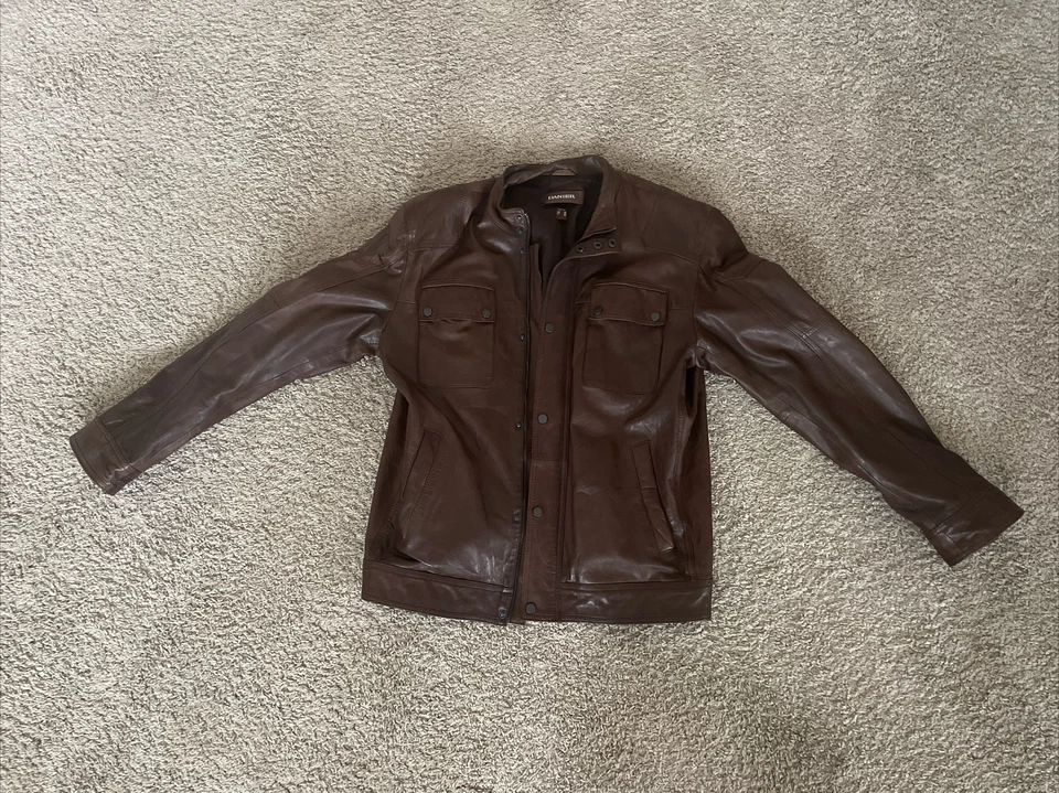 Danier Chaqueta Cuero Hombre Talla XL Foto 1 de 1