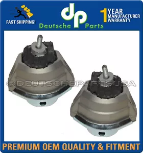 HYDRAULIC OIL FILLED ENGINE MOTOR MOUNT MOUNTS REAR LOWER BMW E60 Xi LH+RH SET 2 - Picture 1 of 5