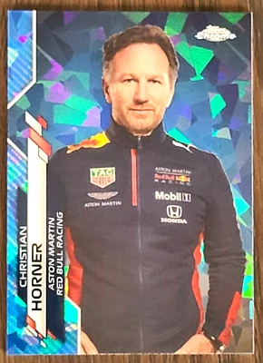 CHRISTIAN HORNER 2020 Topps Chrome Formula 1 Sapphire F1 #90 Red Bull Racing - Image 1 of 2
