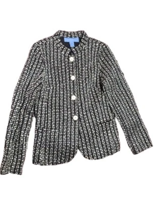 Jaqueta Blazer Elástica Feminina Esportiva DONCASTER Manga Preta e Branca 12 - Imagem 1 de 4