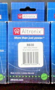 ALTRONIX RB30 Relay Module, 12/24VDC, SPDT Contact @ 30A - 28VDC/120VAC/277VAC - Picture 1 of 1