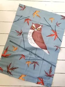 MAGPIE Evening Owl Tea towel New - Picture 1 of 4