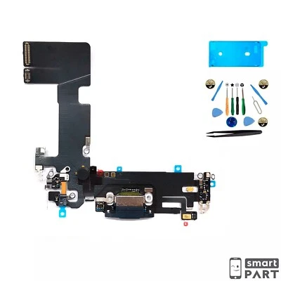 MARKENLOS Für iPhone 13|Pro|Max|Mini Ladebuchse Schwarz Docking Port Kabel Mikrofon Audio