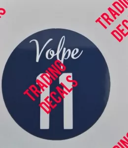 Calcomanía de vinilo de radiocontrol Anthony Volpe 2020 primera vez novato de los Yankees de Nueva York ¡Volpe 11! - Imagen 1 de 6
