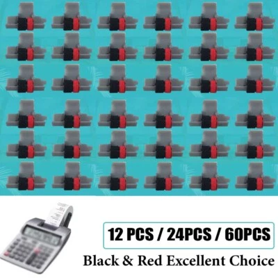 12/24/60xIR-40T Black&Red Calculator Ink Roller for CP13 NR42 IR40T Sharp Casio - Image 1 of 4