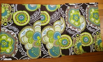 Juego de 4 manteles individuales Crate & Barrel "Stella" diseño geométrico 21" nuevos 100% algodón Foto 1 de 3